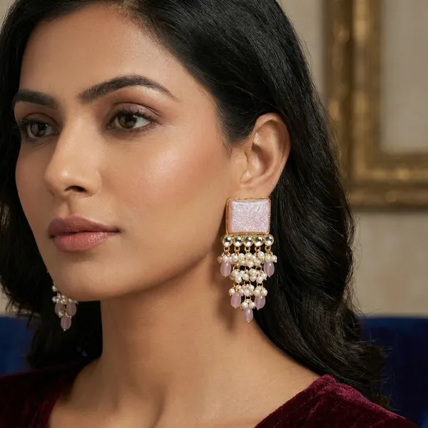 Elegant_Pink_Stone_Kundan_Earrings_With_Pearl_Drops