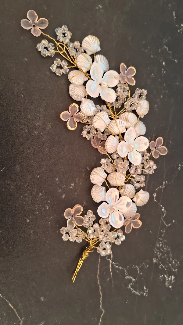 White_&_Pink_Flower_Tiara