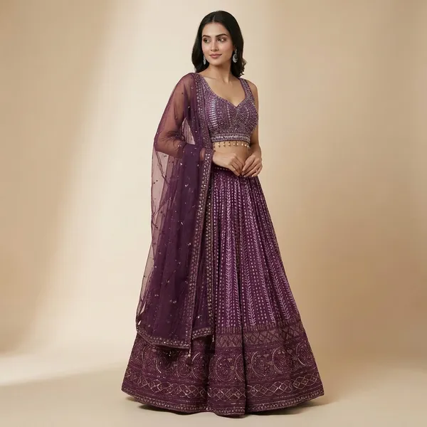 Designer_Lehenga_With_Sequence_Choli_For_Women_Party_Wear