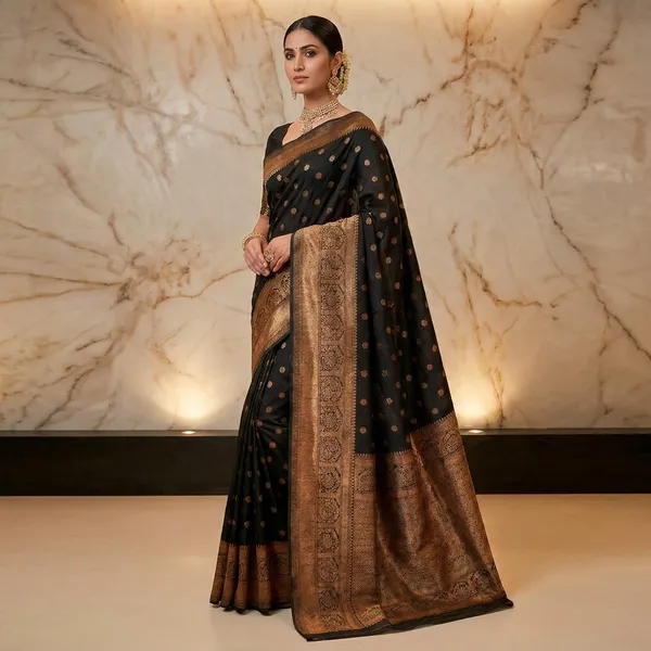 Banarasi_Silk_Saree_With_Traditional_Gold_Zari_Weaving_And_Rich_Motifs__Designer_Wedding_Festive_And_Evening_Wear_Saree