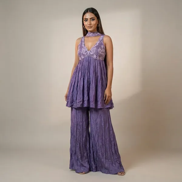 Purple_Indo_Western_Fusion_Set_With_Embroidered_Bodice_And_Pleated_Silhouette_Designer_Cocktail_Sangeet_And_Festive_Wear_Outfit