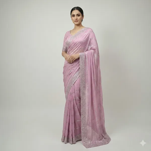Premium_Blush_Pink_Sequins_Work_Saree