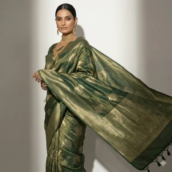 Emerald_Green_Kanjivaram_Silk_Zari_Saree