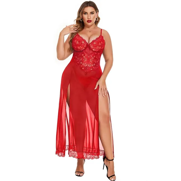 Red_Satin_Premium_And_Fancy_Design_Nightdress_For_Women