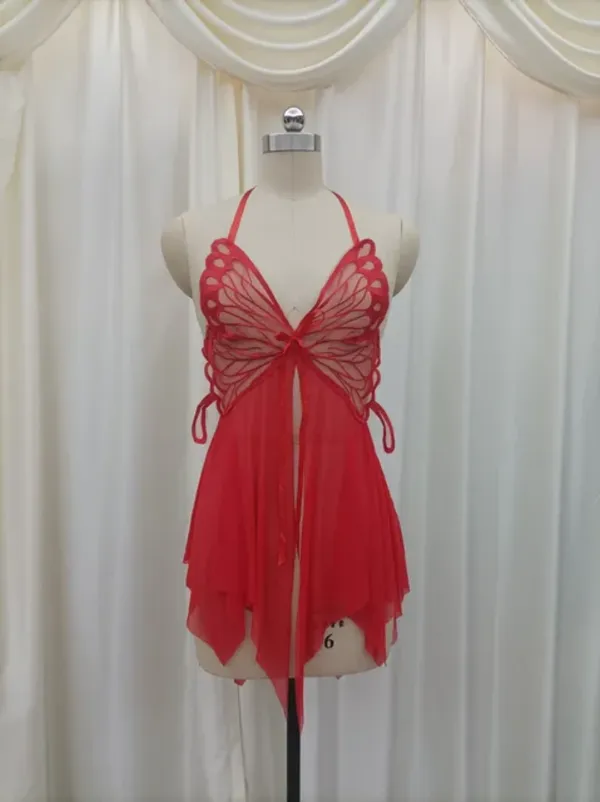 Red_Satin_Premium_And_Fancy_Design_Babydoll_Lingerie_Set_For_Women
