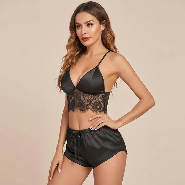 Black_Satin_Premium_And_Fancy_Design_Lingerie_Set_For_Women