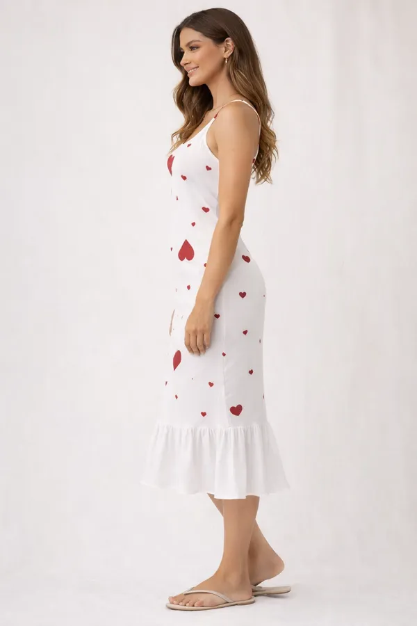 White_Satin_Premium_And_Fancy_Design_Midi_Dress_For_Women