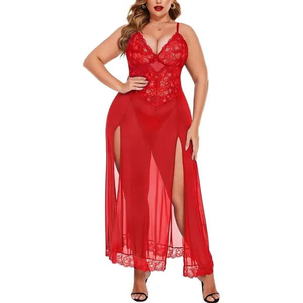 Red_Satin_Premium_And_Fancy_Design_Nightdress_For_Women