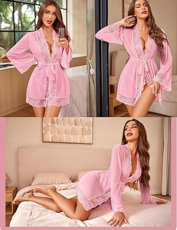 Pink_Satin_Premium_And_Fancy_Design_Robe_For_Women