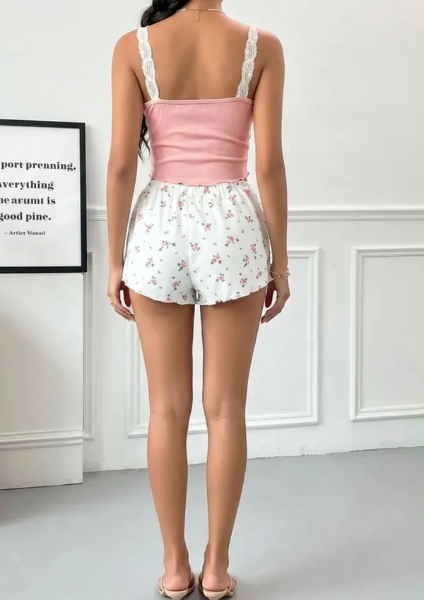 Pink_And_White_Satin_Premium_And_Fancy_Design_Shorts_For_Women