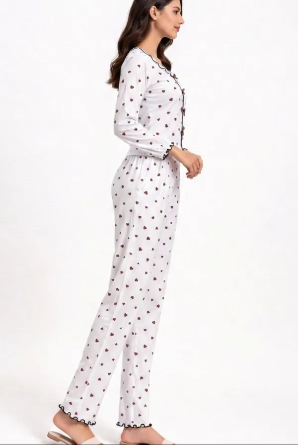 White_Satin_Premium_And_Fancy_Design_Pajama_Set_For_Women