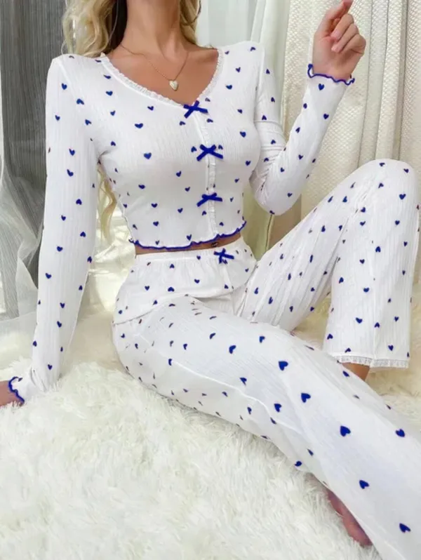 White_Satin_Premium_And_Fancy_Design_Pajama_Set_For_Women