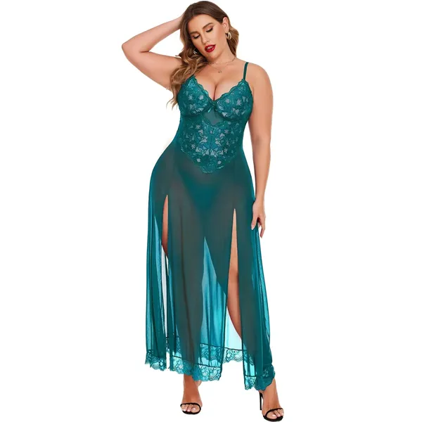 Teal_Satin_Premium_And_Fancy_Design_Lingerie_Set_For_Women