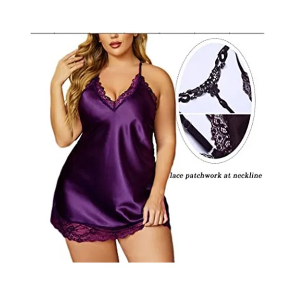 Purple_Satin_Premium_And_Fancy_Design_Nightdress_For_Women