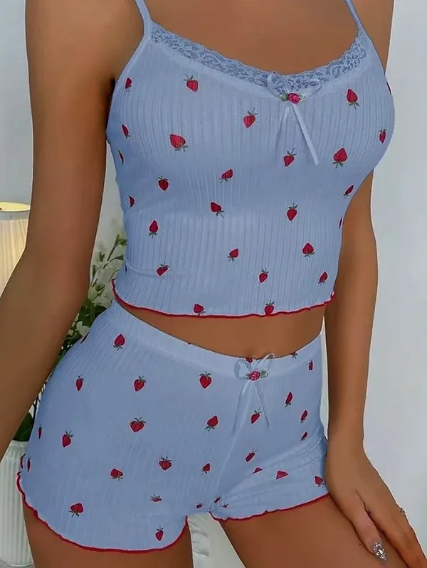 Blue_Satin_Premium_And_Fancy_Design_Sleepwear_Set_For_Women