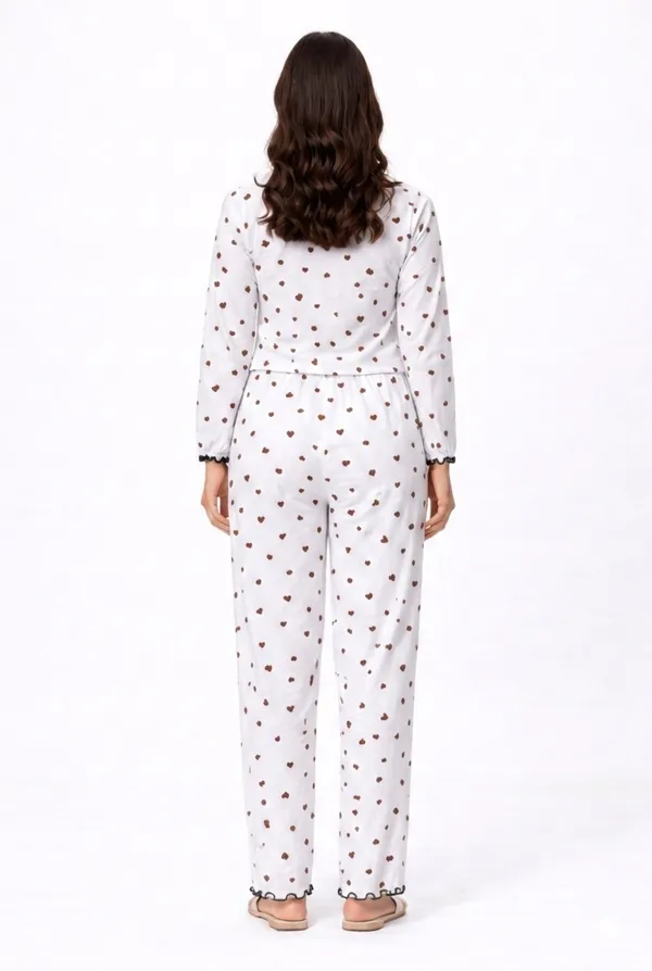 White_Satin_Premium_And_Fancy_Design_Pajama_Set_For_Women