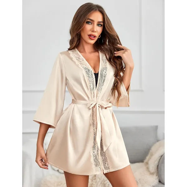 Off_White_Satin_Premium_And_Fancy_Design_Robe_For_Women