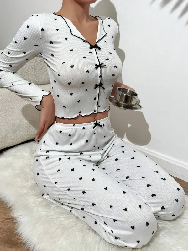 White_Satin_Premium_And_Fancy_Design_Pajama_Set_For_Women