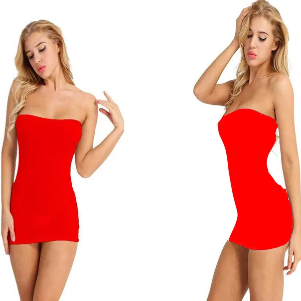 Red_Satin_Premium_And_Fancy_Design_Bodycon_Mini_Dress_For_Women