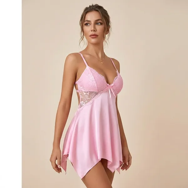 Pink_Satin_Premium_And_Fancy_Design_Lingerie_For_Women