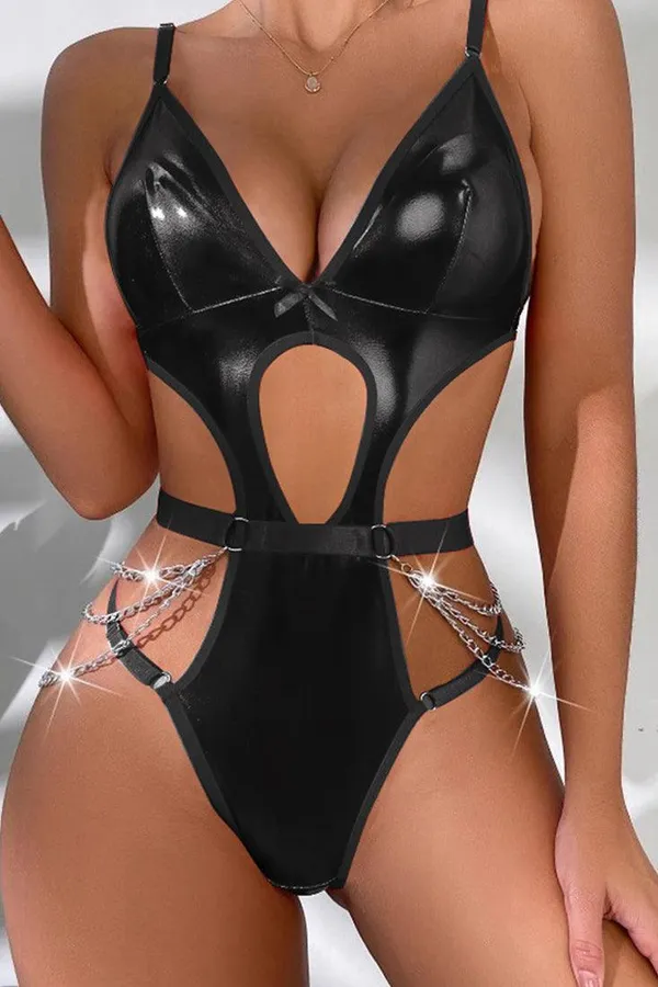 Black_Satin_Premium_And_Fancy_Design_Bodysuit_For_Women