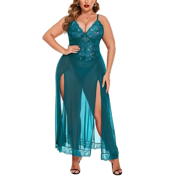 Teal_Satin_Premium_And_Fancy_Design_Lingerie_Set_For_Women