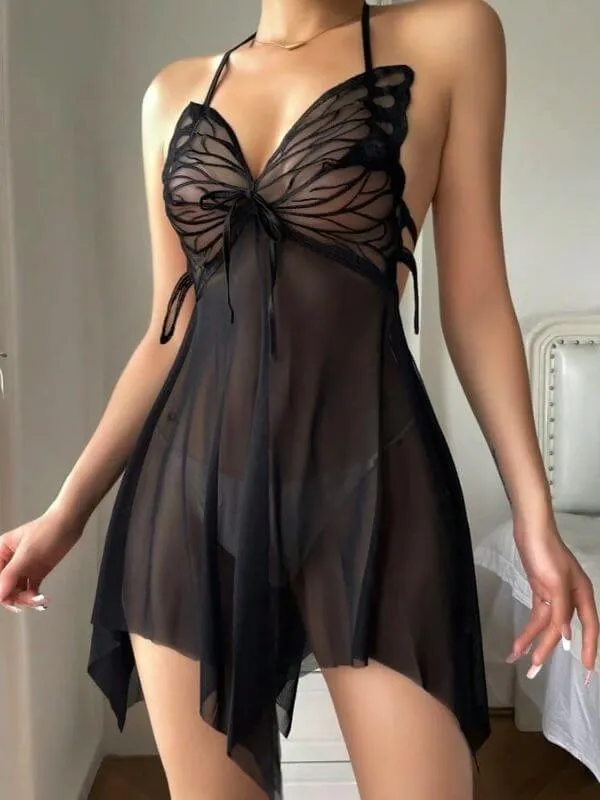 Black_Satin_Premium_And_Fancy_Design_Lingerie_For_Women
