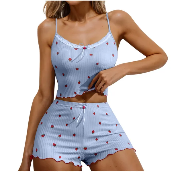 Blue_Satin_Premium_And_Fancy_Design_Sleepwear_Set_For_Women
