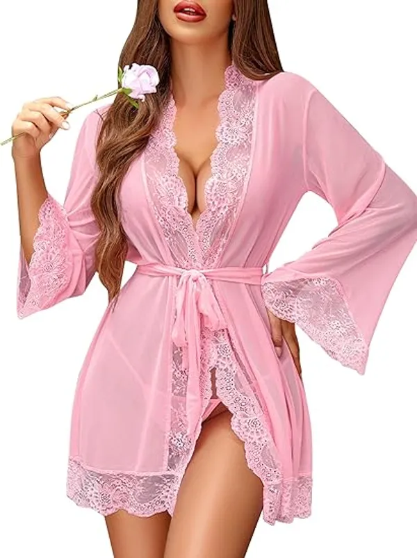 Pink_Satin_Premium_And_Fancy_Design_Robe_For_Women