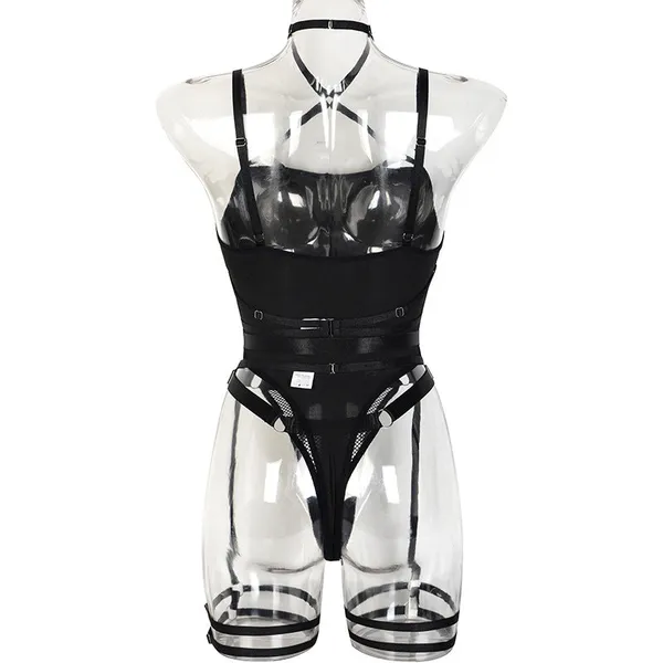 Black_Satin_Premium_And_Fancy_Design_Bodysuit_For_Women