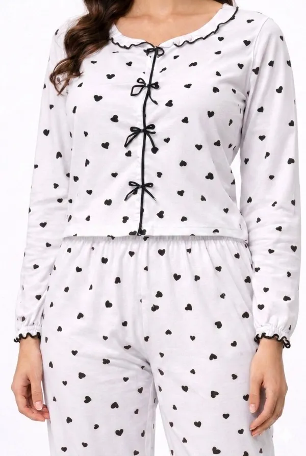 White_Satin_Premium_And_Fancy_Design_Pajama_Set_For_Women