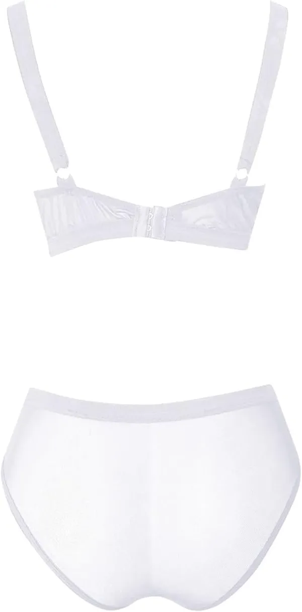 White_Satin_Premium_And_Fancy_Design_Lingerie_Set_For_Women