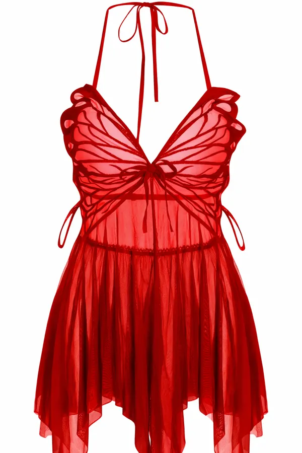 Red_Satin_Premium_And_Fancy_Design_Babydoll_Lingerie_Set_For_Women