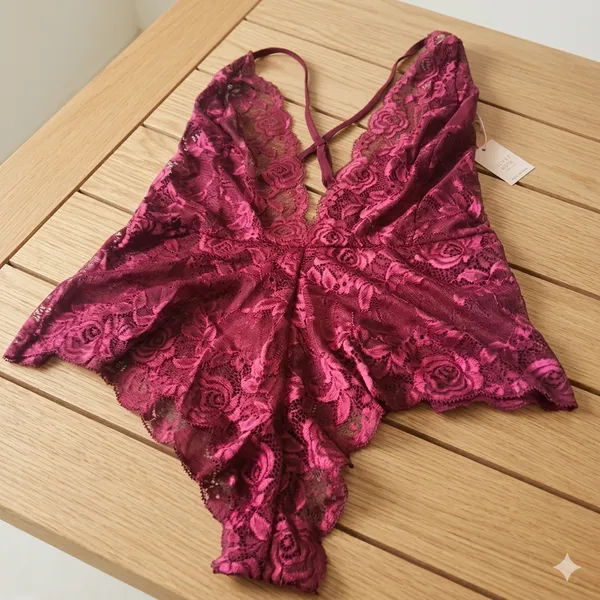 Red_Satin_Premium_And_Fancy_Design_Bodysuit_For_Women