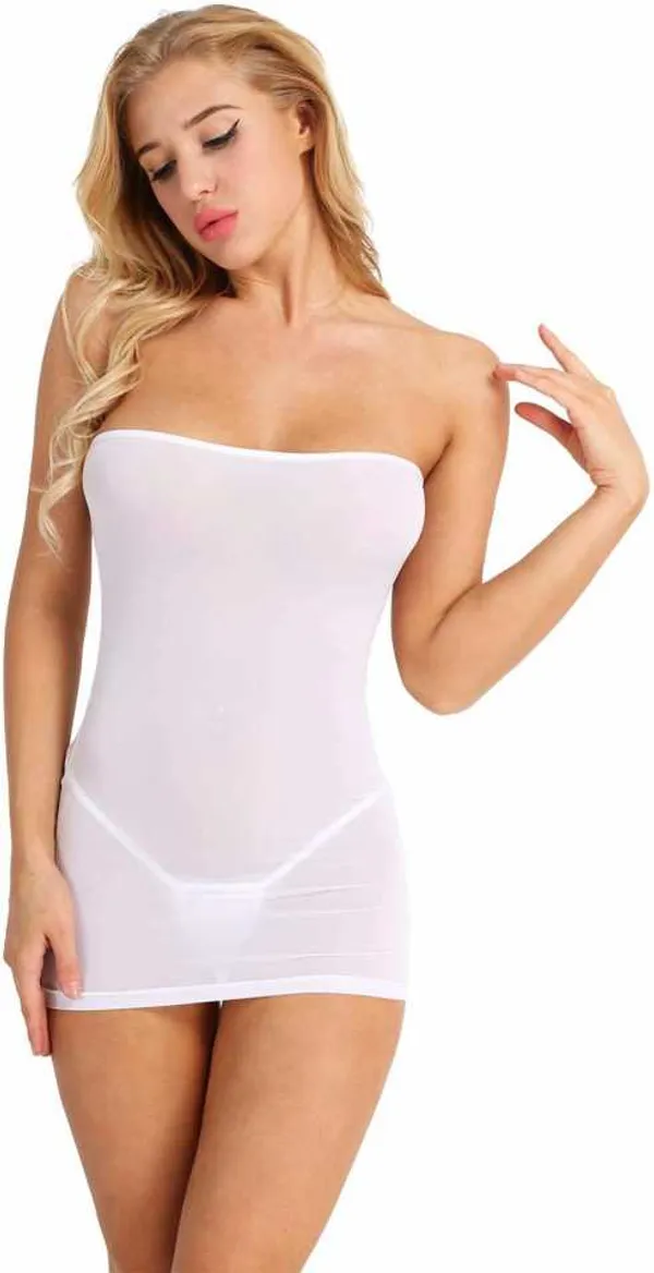 White_Satin_Premium_And_Fancy_Design_Bodycon_Mini_Dress_For_Women