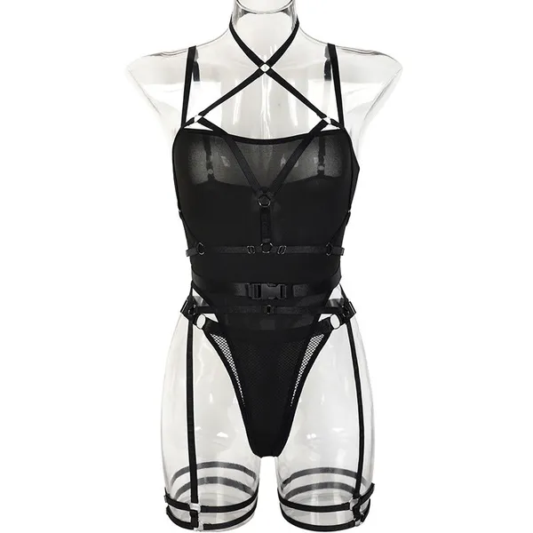 Black_Satin_Premium_And_Fancy_Design_Bodysuit_For_Women