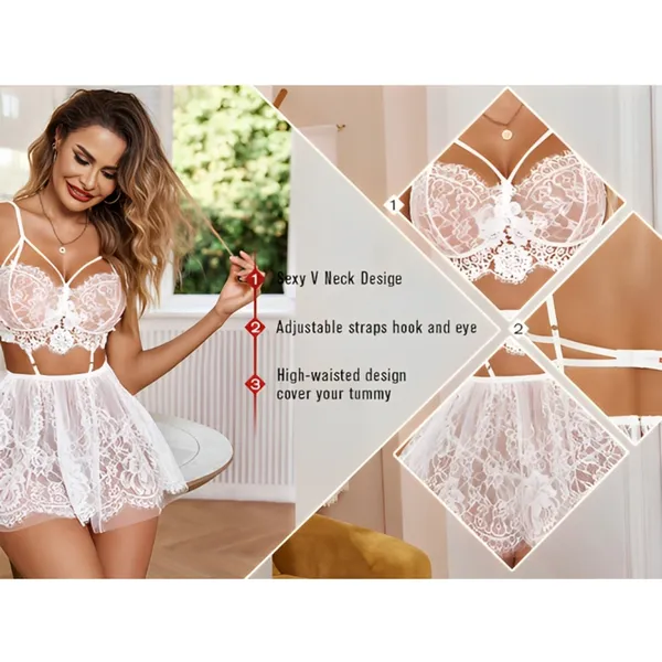 White_Satin_Premium_And_Fancy_Design_Lingerie_Set_For_Women