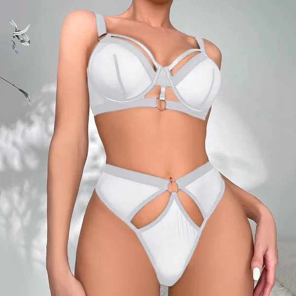 White_Satin_Premium_And_Fancy_Design_Lingerie_Set_For_Women