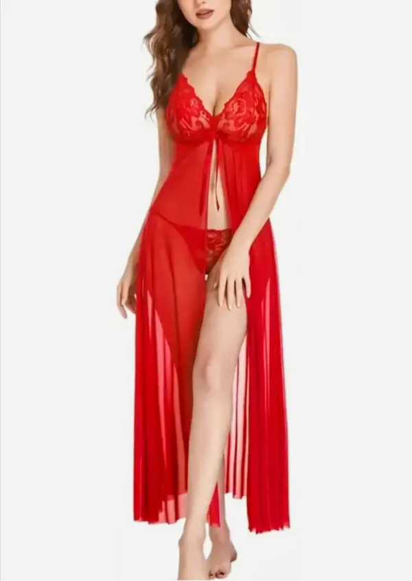 Red_Satin_Premium_And_Fancy_Design_Nightgown_For_Women