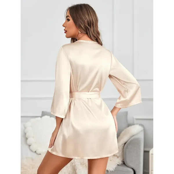 Off_White_Satin_Premium_And_Fancy_Design_Robe_For_Women