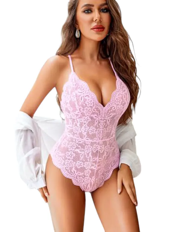 Pink_Satin_Premium_And_Fancy_Design_Bodysuit_For_Women