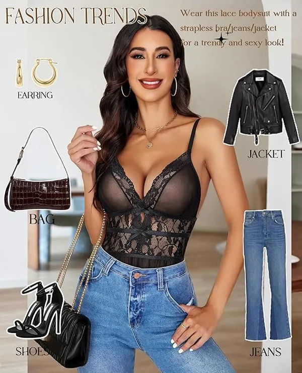 Black_Satin_Premium_And_Fancy_Design_Bodysuit_For_Women