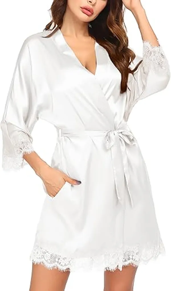 White_Satin_Premium_And_Fancy_Design_Robe_For_Women