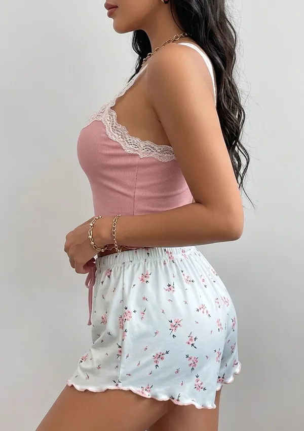 Pink_And_White_Satin_Premium_And_Fancy_Design_Shorts_For_Women