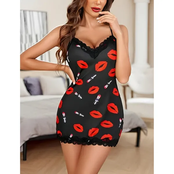 Black_Satin_Premium_And_Fancy_Design_Slip_Dress_For_Women