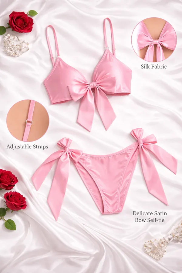 Pink_Satin_Premium_And_Fancy_Design_Bikini_Set_For_Women