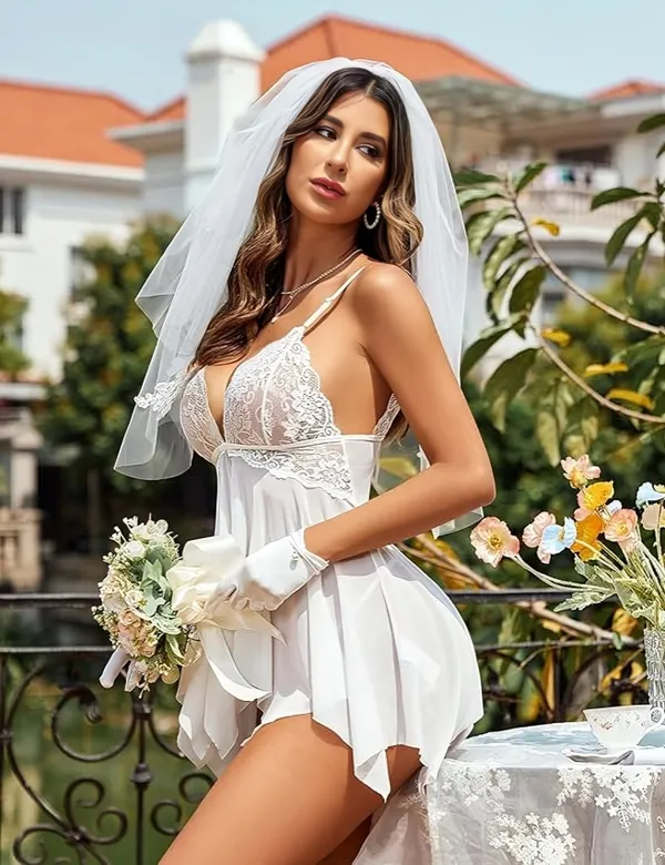 White_Satin_Premium_And_Fancy_Design_Lingerie_For_Women