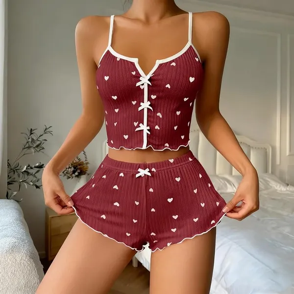 Maroon_Satin_Premium_And_Fancy_Design_Loungewear_Set_For_Women