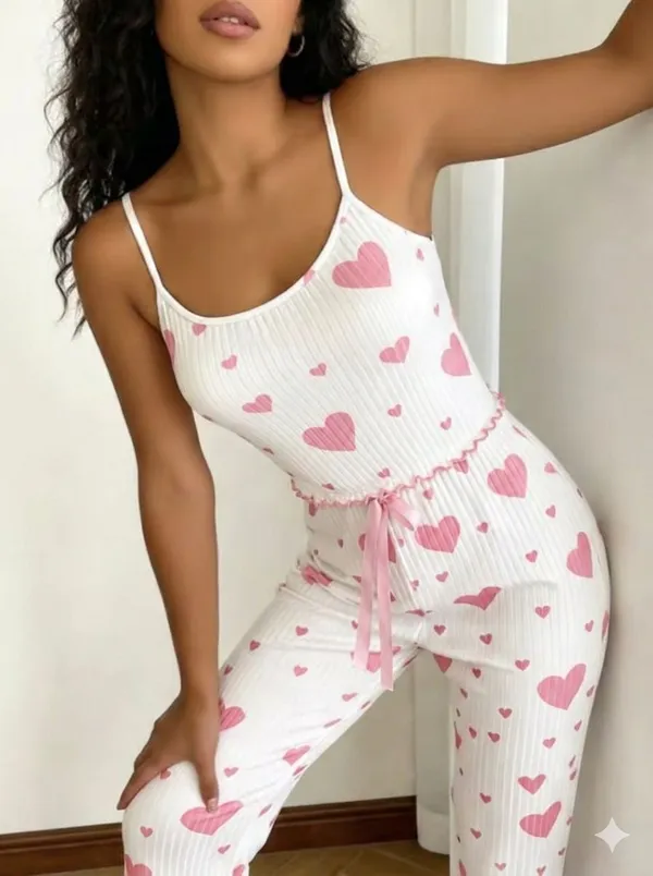 Pink_Satin_Premium_And_Fancy_Design_Crop_Top_And_Pants_Set_For_Women