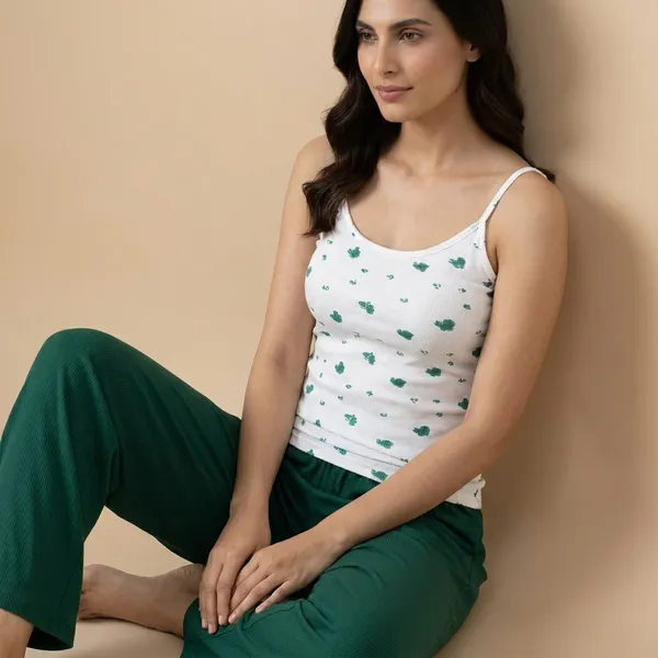 Green_And_White_Satin_Premium_And_Fancy_Design_Nightwear_Set_For_Women